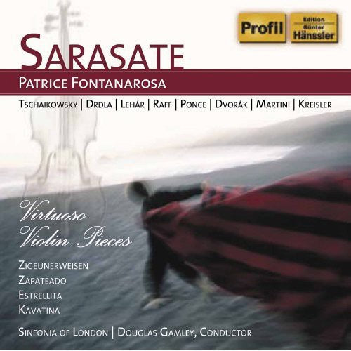 the album cover for P. DE SARASATE - Virtuoso Violin Pieces