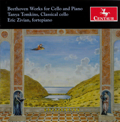 the album cover for Tanya Tomkins - Works for Cello & Piano