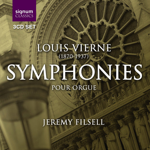 the album cover for Jeremy Filsell - Symphonies for Organ