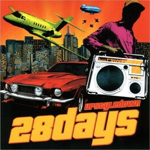the album cover for 28days - Upstyle Down