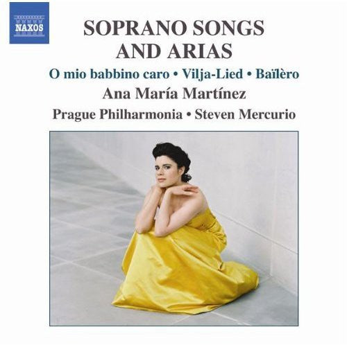 the album cover for Ana MarÃ­a MartÃ­nez - Martinez, Ana Maria : Soprano Songs & Arias