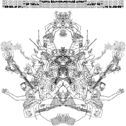 the album cover for Against Me! - Americans Abroad Against Me Live in London