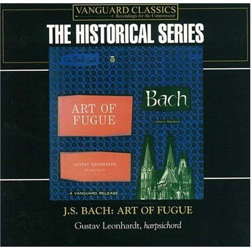 the album cover for GUSTAV LEONHARDT - Art of Fugue
