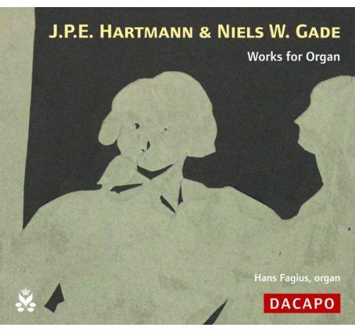 the album cover for Hartmann/Gade - Works for Organ