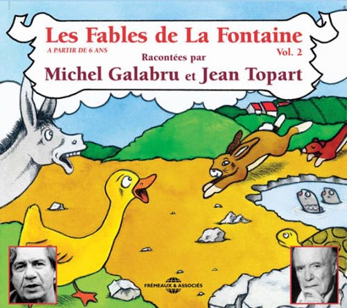 the album cover for MICHEL GALABRU - Les Fables De La Fontaine, Vol. 2