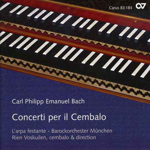the album cover for C.P.E. Bach - Concerti Per Il Cembalo