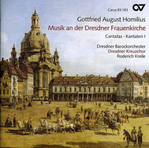 the album cover for Gottfried Homilius - Cantatas