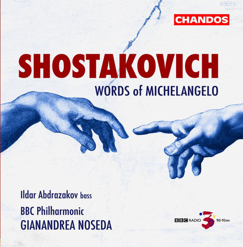 the album cover for Gianandrea Noseda - Words of Michelangelo