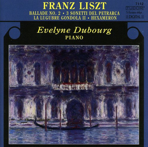 the album cover for F. LISZT - Ballade No 2 / 3 Sonetti Del Petrarca / Hexameron