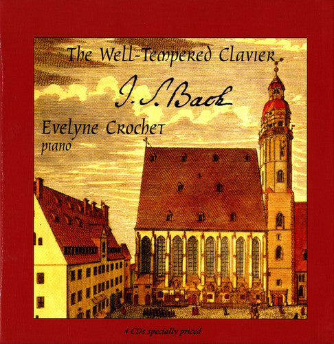 the album cover for Evelyne Crochet - Well-Tempered Clavier