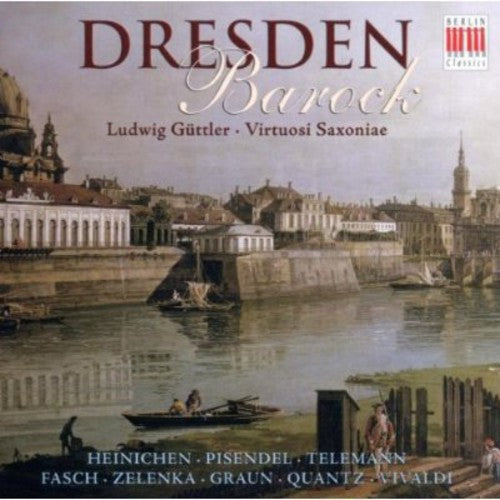 the album cover for Fasch/Zelenka/Graun - Ludwig Guttler & the Virtuosi Saxoniae