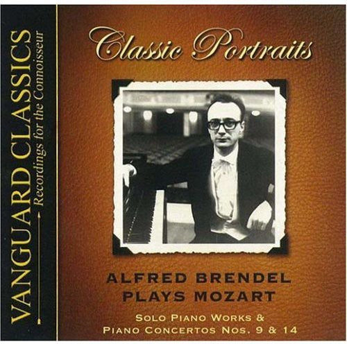 the album cover for Gerald Cerda - Alfred Brendel Plays Mozart