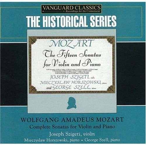 the album cover for JOSEPH SZIGETI - Complete Sonatas for Violin & Piano