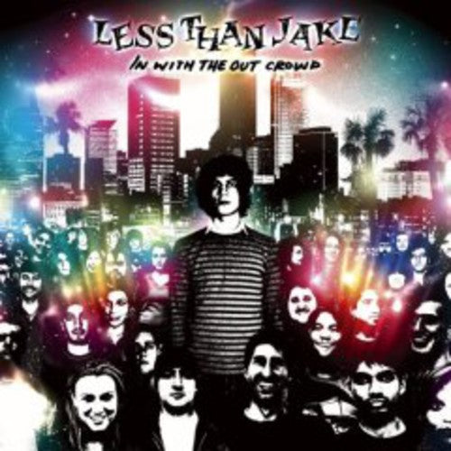 the album cover for Less Than Jake - In with the Out Crowd