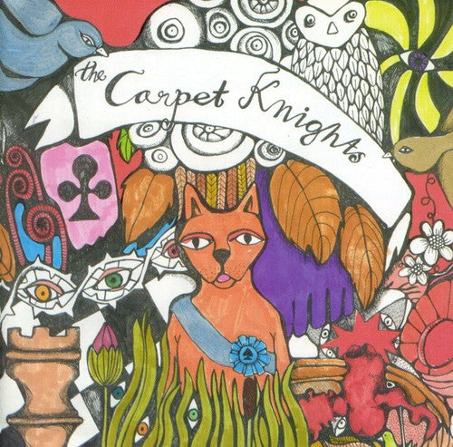 the album cover for Carpet Knights - Lost and So Strange Is My Mind