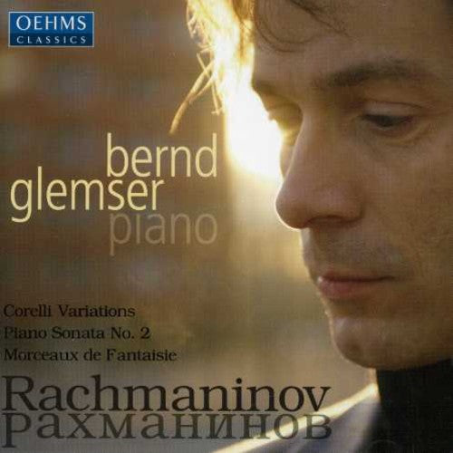 the album cover for S. RACHMANINOFF - Bernd Glemser Plays Rachmaninoff