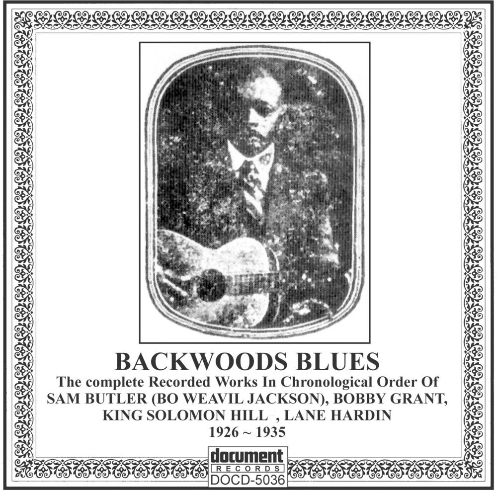 the album cover for Various Artists - Backwood Blues 1926-1935