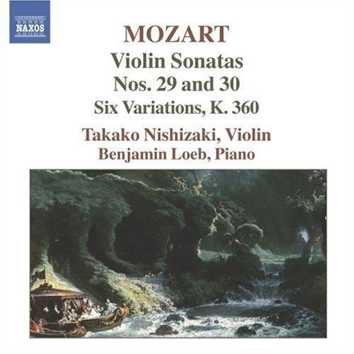 the album cover for TAKAKO NISHIZAKI - Violin Sonatas Nos 29 & 30