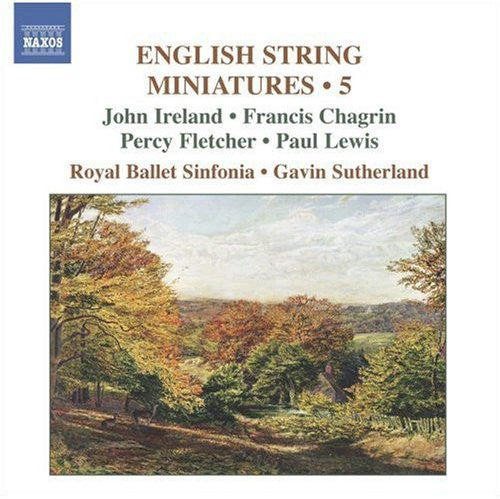 the album cover for Gavin Sutherland - English String Miniatures 5