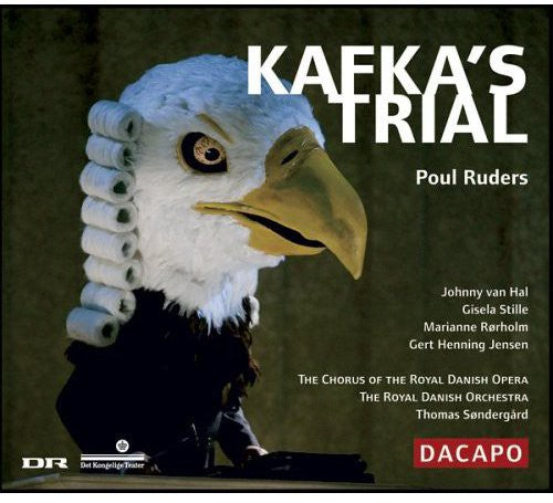 the album cover for Poul Ruders - Kafka's Trial
