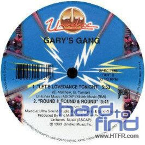 the album cover for Garys Gang - Keep on Dancin/Lets Lovedance Tonight