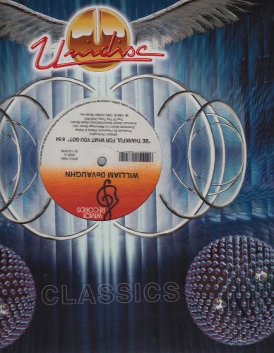 the album cover for De William Vaughn - Be Thankful For What/Hold On To Love [Import]