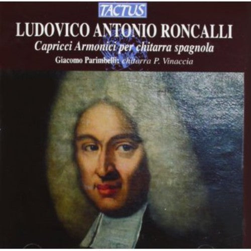 the album cover for L.A. Roncalli - Harmonic Caprices for Spanish Guitar