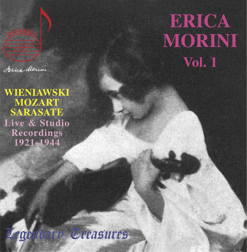 the album cover for Erika Morini - Erica Morini 1: Live & Studio Recordings 1921-1944