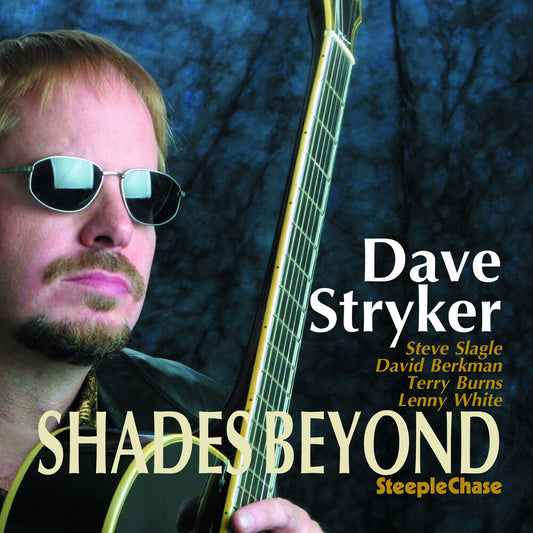 the album cover for Dave Striker - Shades Beyond [Import]