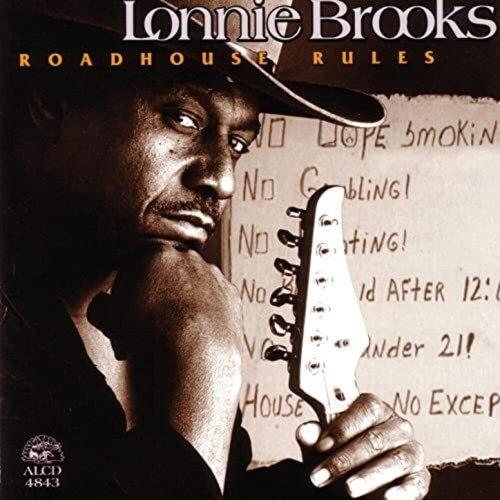 the album cover for Lonnie Brooks - Road House Rules