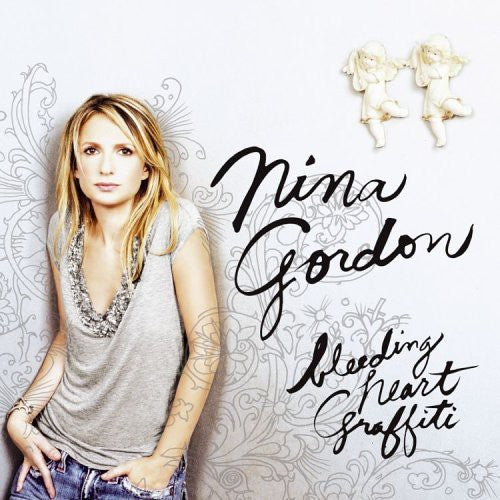 the album cover for Nina Gordon - Bleeding Heart Graffiti