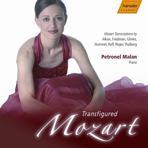 the album cover for Petronel Malan - Transfigured Mozart