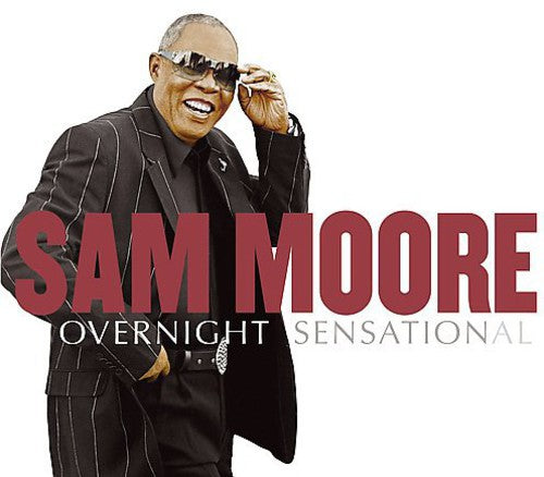 the album cover for Sam Moore - Overnight Sensational