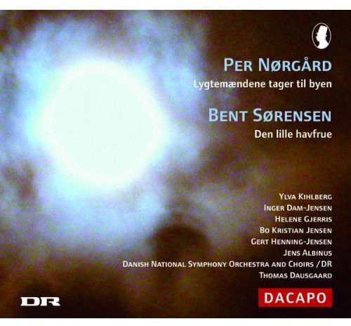 the album cover for Per Norgard - Lygtemaendene Tager Til Byen / Den Lille Havfrue