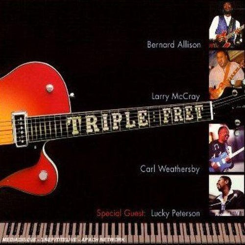 the album cover for Bernard Allison - Triple Fret