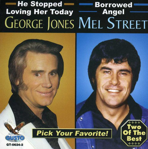 the album cover for Jones/Street - George Jones and Mel Street
