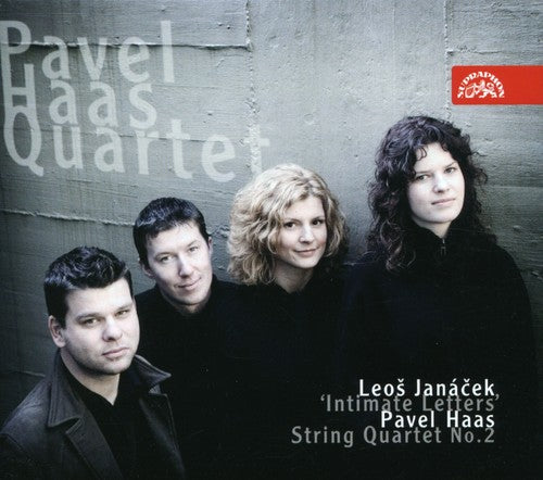 the album cover for Janacek/Haas - String Quartet