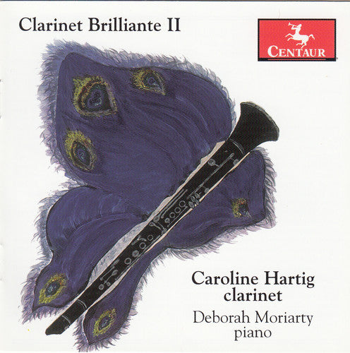 the album cover for Caroline Hartig - Clarinet Brilliante 2