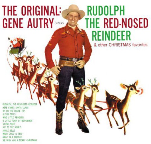 the album cover for Gene Autry - Rudolph the Red-Nosed Reindeer