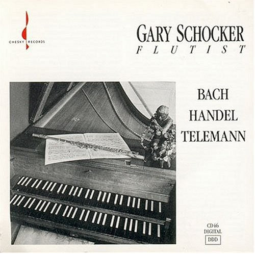 the album cover for GARY SCHOCKER - Plays Bach & Handel