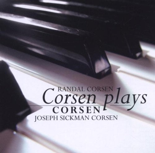the album cover for J.S. Corsen - Corsen Plays Corsen
