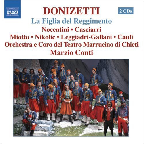 the album cover for Marzio Conti - Figlia Del Reggimento