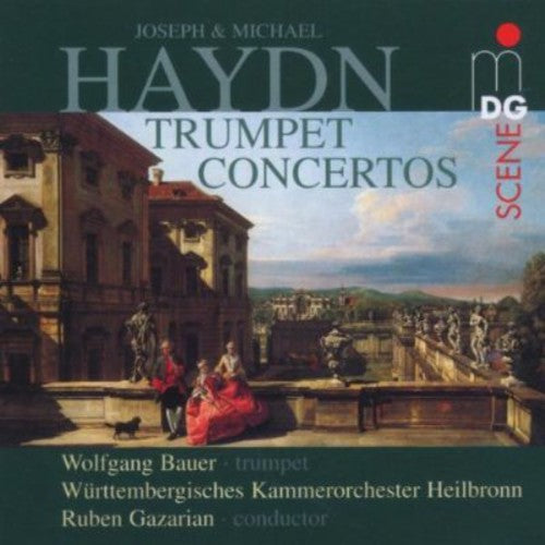 the album cover for J. HAYDN - Trumpet Concertos