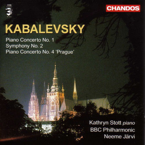 the album cover for Kathryn Stott - Piano Concertos 1 & 4 / Symphony No 2