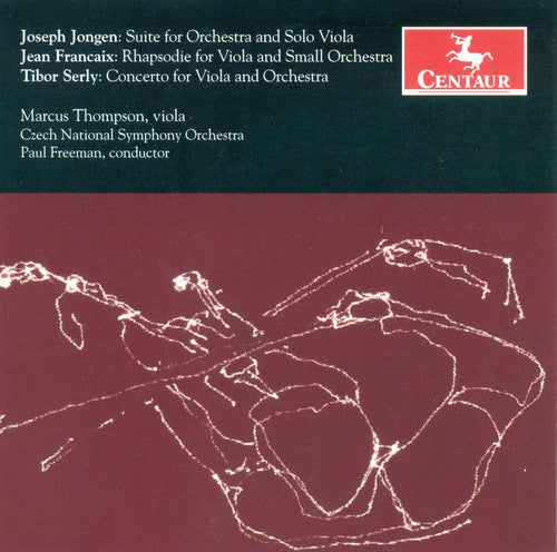 the album cover for Marcus Thompson - Suite for Orchestra & Solo Viola