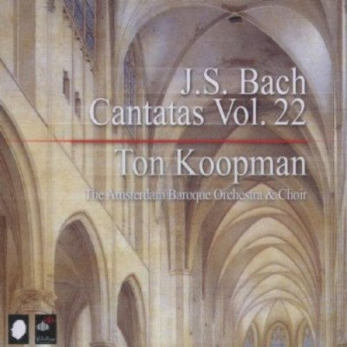 the album cover for Ton Koopman - Cantatas 22