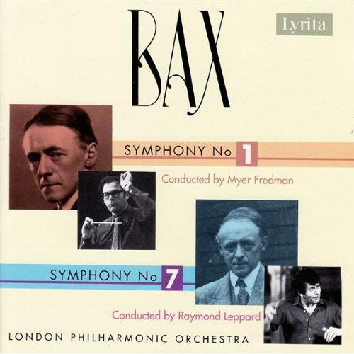 the album cover for London Philharmonic Orchestra - Symphonies 1 & 7