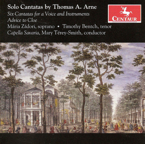 the album cover for T.A. Arne - Solo Cantatas