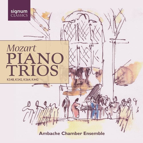 the album cover for Ambache Chamber Ensemble - Piano Trios