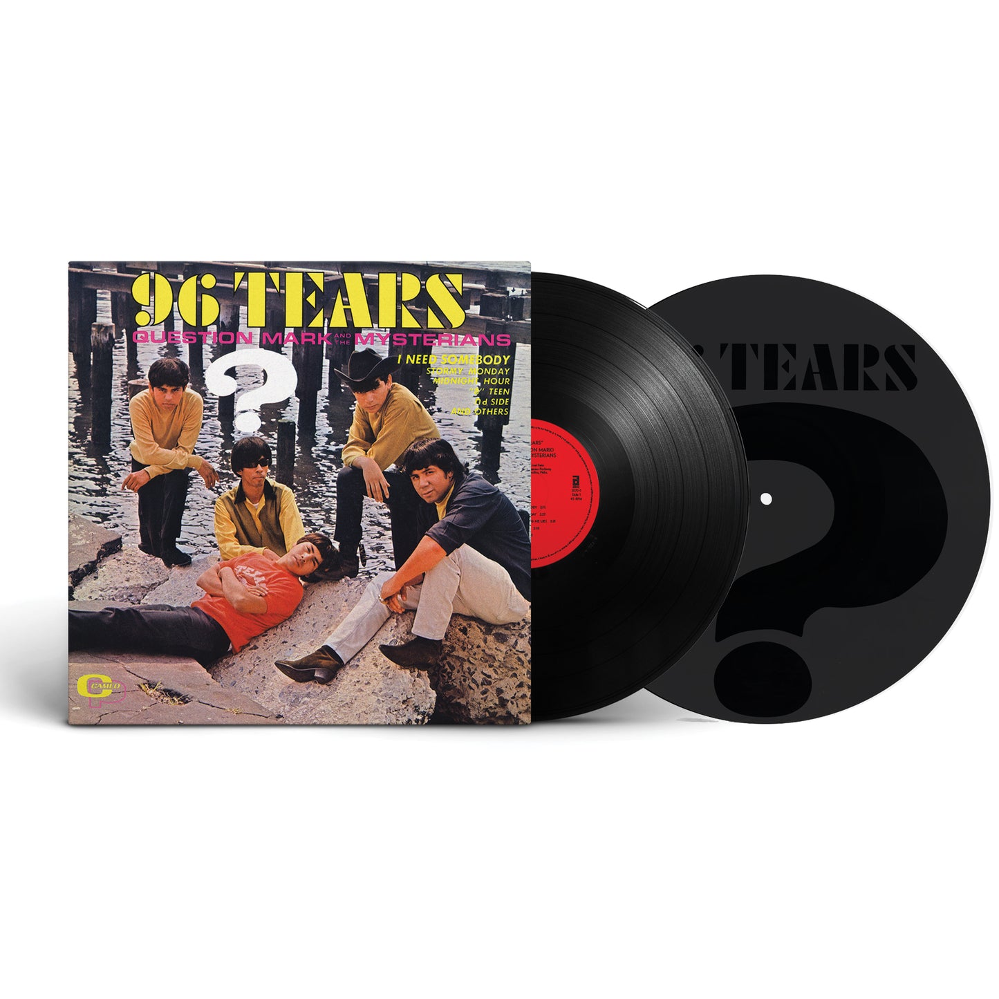 product mockup for ? And The Mysterians - 96 Tears (60th Anniv. Deluxe Ed.) [RSD Essential 104 2LP]